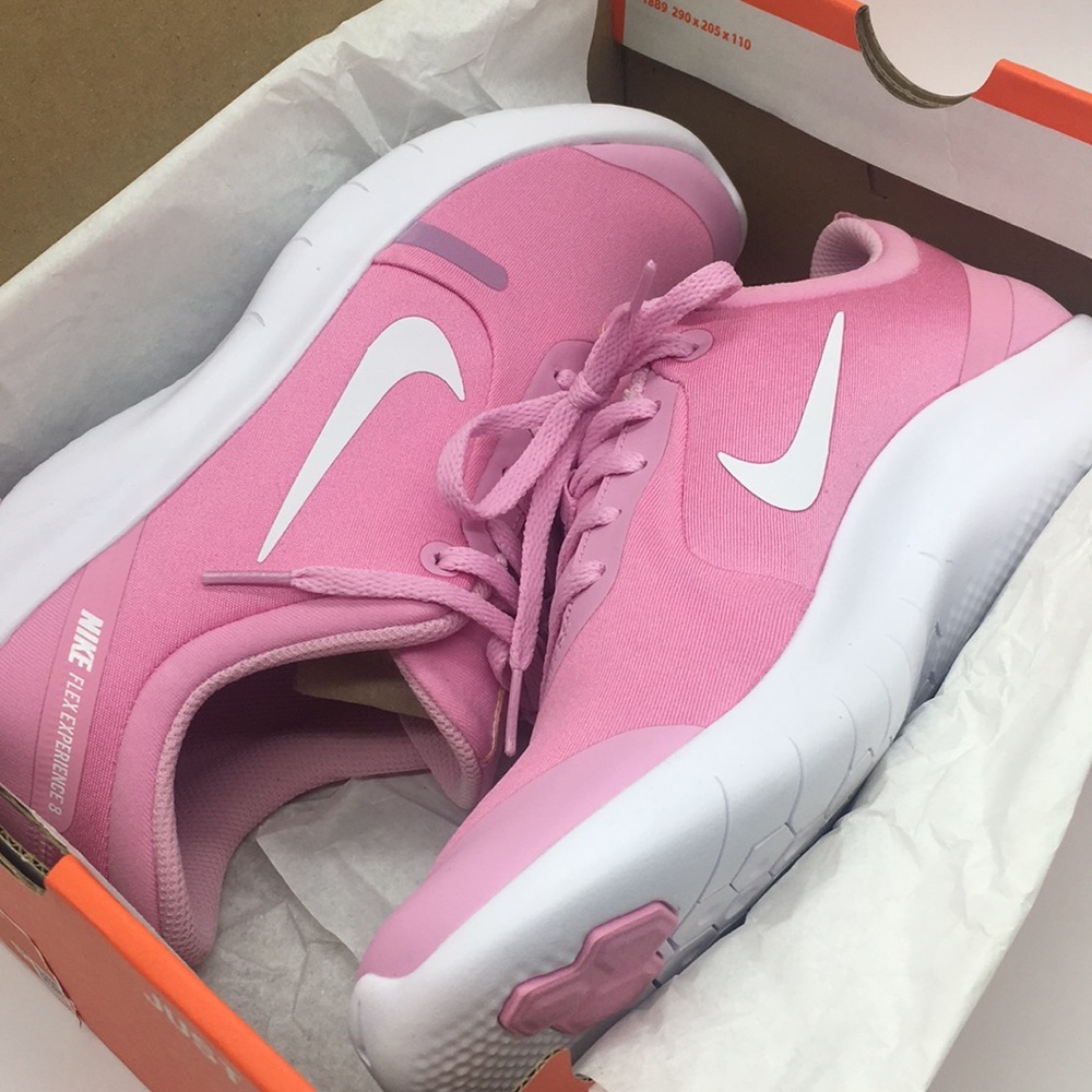NIKE FLEX EXPERIENCE RN 8 (GS) pink rise/whit-pink - Picture 2 of 16